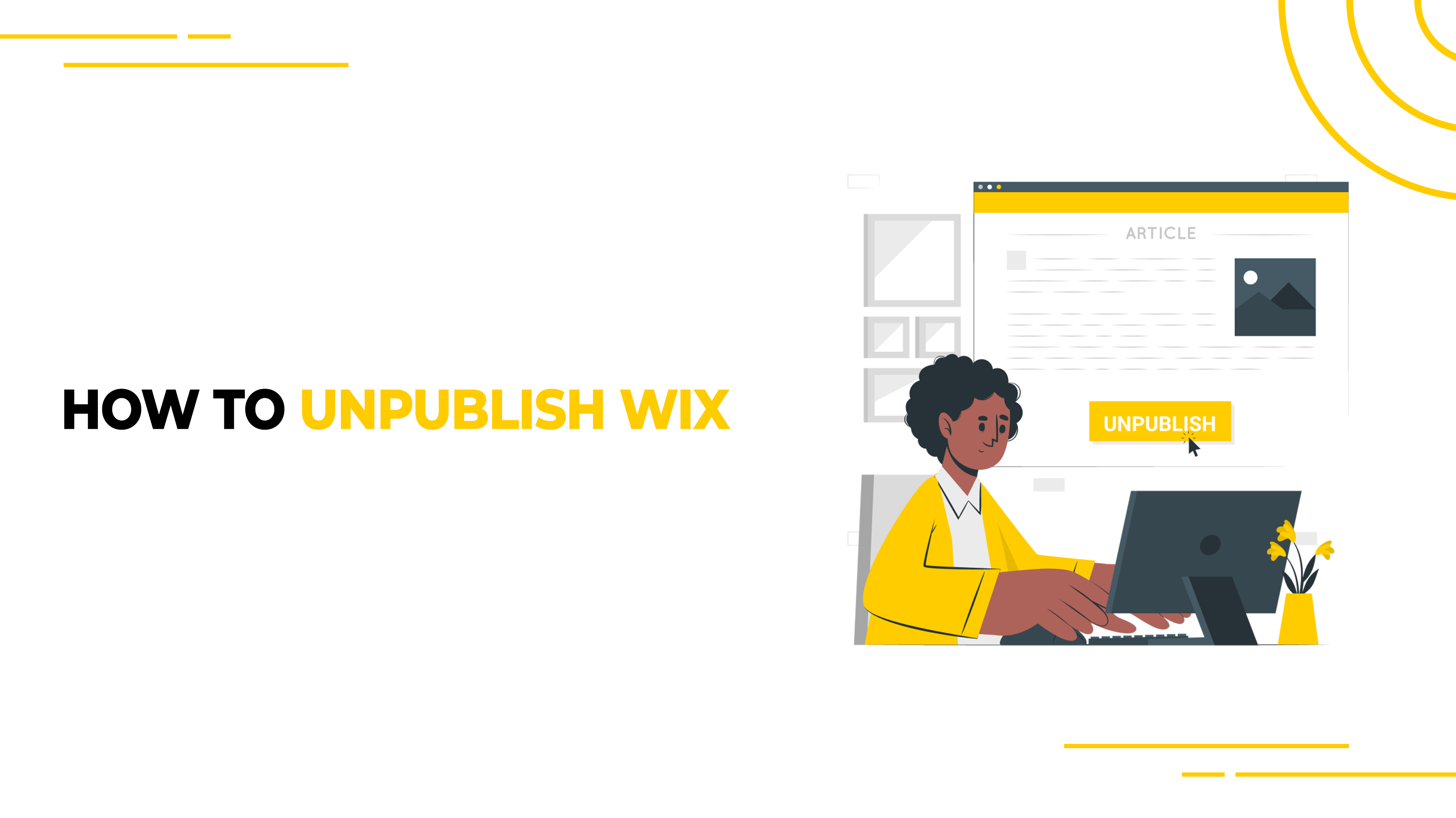 Unpublish Wix