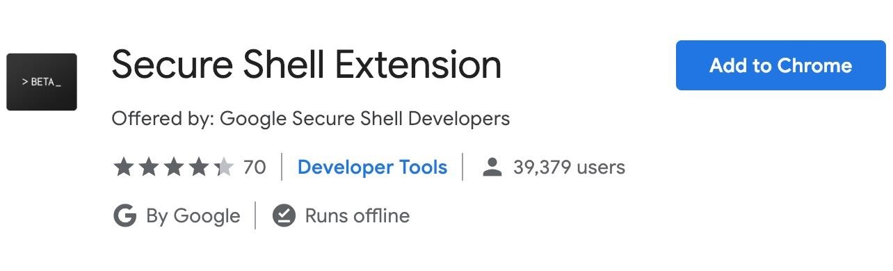 How To Use Chrome Secure Shell App